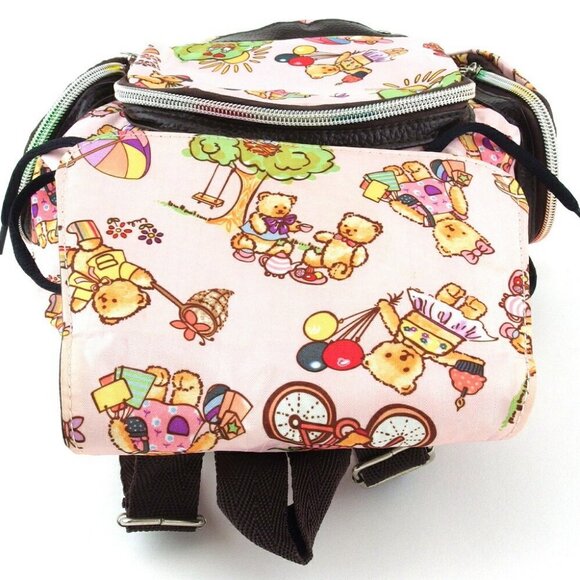 SELLECTION Backpack Â· Daypack Pink Brown Silver Women Authentic secondhand main image 7
